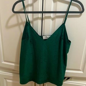 L’Academie velvet tank top size S